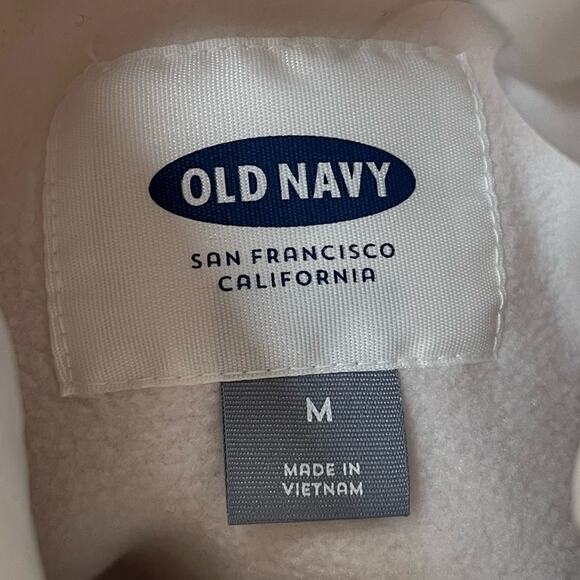 Old Navy Puffer Jacket Winters Day White Size Medium - Picture 4 of 7